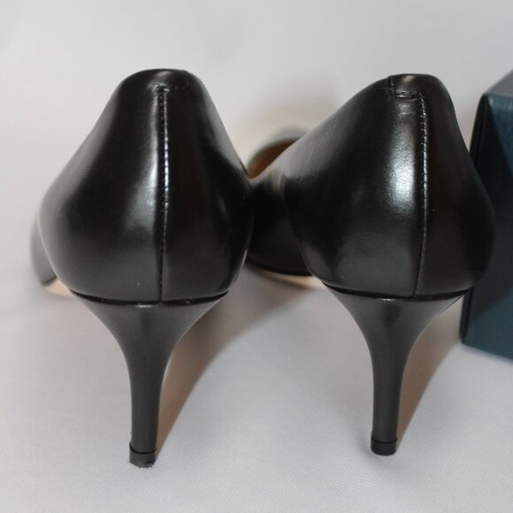 Cole Haan Vista Pump Black Leather Shoe - Picture 10 of 12